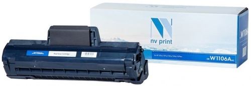 Картридж HP W1106A для HP Laser 107/Laser MFP 135/137 рес. 1000 стр, (Совм.) NV-Print, БЕЗ ЧИПА