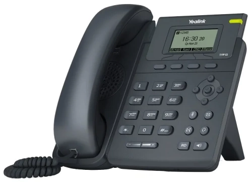 Телефон VoIP Yealink SIP-T19P E2 (SIP/1линия/LCD(ч/б, 4 строки)/WAN/LAN/PoE) без БП 220V