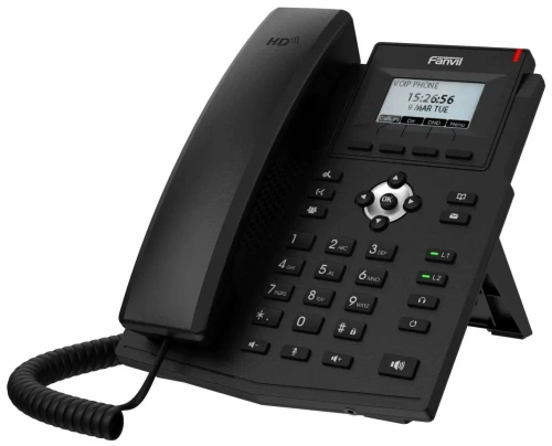 Телефон IP Fanvil X3S Lite черный <2,3дюйма/PoEвключен/точечно-матричный дисплей 132x64> Характеристики IP-телефона Fanvil X3S Lite 2 SIP линии HD голос PoE включен (только X3SP Lite) Точечно-матричный дисплей 132x64 Режим трубки / громкой связи / га