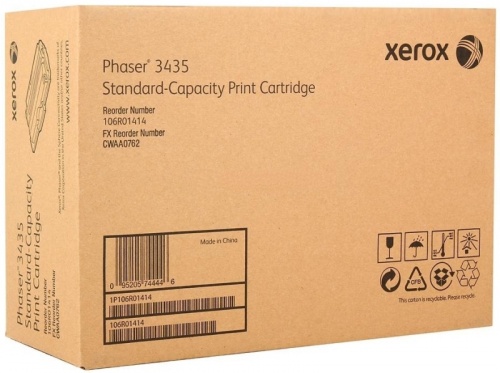 Тонер-картридж Xerox 106R01414 к Phaser 3435, рес. 4000 стр. <оригинал>