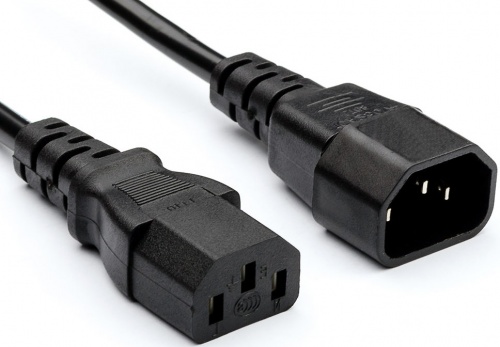 Кабель IEC-320-C14, IEC-320-C13 10м 10А 1мм2 EC-10P
