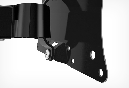 Кронштейн для телевизора Holder LCDS-5062 <19"-32"/настенный/поворот 50°/наклон 20°/до 30кг/черный>
