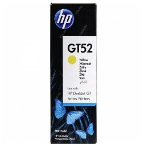 Чернила HP M0H56AE (GT52, Yellow) для DeskJet GT 5810/ 5820, 8000стр., 70мл (ориг)