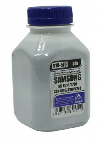 Тонер Samsung ML-1520/1710/1610/2010/SCX 4016/5112/4x20/4100 (фл, 80гр) B&W Standart-Россия