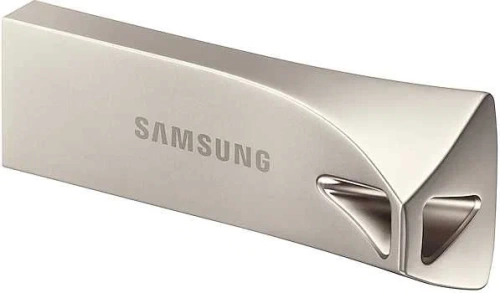 Флеш диск USB3.1 128GB Samsung BAR Plus (R300/W50/серебристый/металл) (MUF-128BE3/APC)