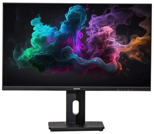 Монитор 27" AIWA (Япония) MQ270A-B-1 (Black/5ms/IPS/2560x1440/250cd/HDMI+DP/USB/MM/Tilt/Pivot/Swivel)