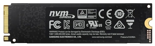 Накопитель M.2 SSD 250Gb Samsung 970 EVO Plus (2280/PCI-E G3 x4 NVMe/V-NAND MLC/R3500/W2300/MZ-V7S250BW)