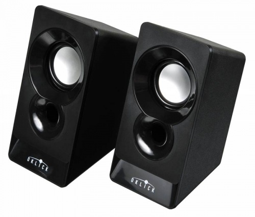 Колонки 2.0 Oklick OK-165 <черный/2x3Вт/150-18000Гц/USB> Колонки 2.0 Oklick OK-165 <черный/2x3Вт/150-18000Гц/USB>