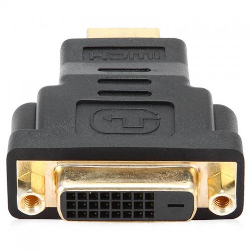 Переходник HDMI - DVI-D, позолоченные контакты, черный, Gembird (A-HDMI-DVI-3)