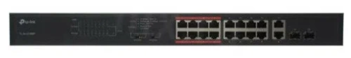 Коммутатор 16-port 100Mbit TP-Link TL-SL1218MP (16xPoE+ 192W/2x1Gbit Combo SFP/неуправляемый)