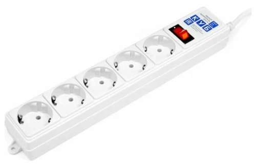 Сетевой фильтр 3,0м PowerCube SPG-B-10-WHITE (5 розеток/10A/белый)