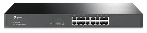 Коммутатор 16-port 1Gbit TP-Link TL-SG1016 (1U 19"(440mm)/металл/неуправляемый)
