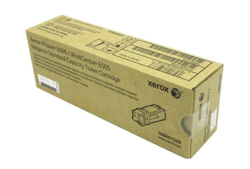 Тонер-картридж Xerox 106R01599 Magenta к Phaser 6500/WC 6505, рес. 1000 стр. <оригинал>