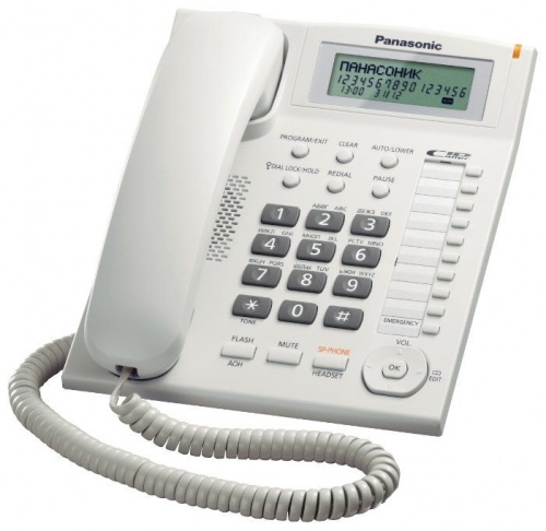 Телефон Panasonic KX-TS2388RUB (чёрный) <ускоренный набор/блокировка> Телефон Panasonic KX-TS2388RUB (чёрный) <ускоренный набор/блокировка>